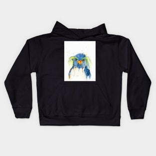 Blue Hopper Penguin Kids Hoodie